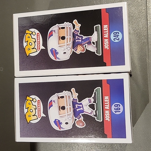New in Boxes: 2 Josh Allen Funko Pop! - Picture 3 of 8
